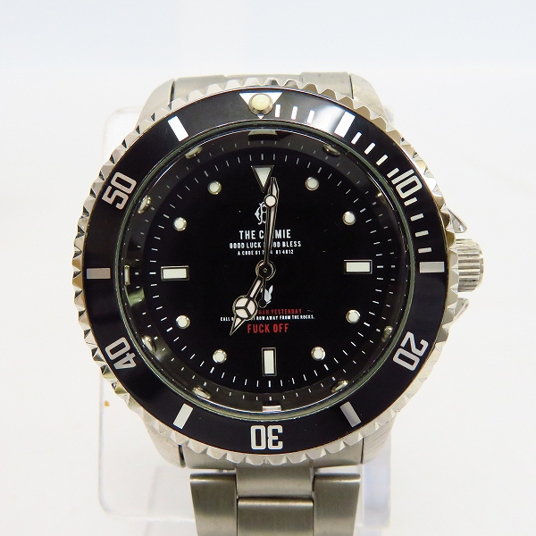 実際に弊社で買取させて頂いたCRIMIE/クライミー FUCK OFF TIME クオーツ/ウォッチ/腕時計【動作未確認】 の画像 1枚目