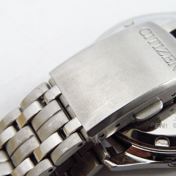 実際に弊社で買取させて頂いたCITIZEN/シチズン Eco-Drive/エコドライブ ラジオコントロール 腕時計 H415-S033004の画像 5枚目