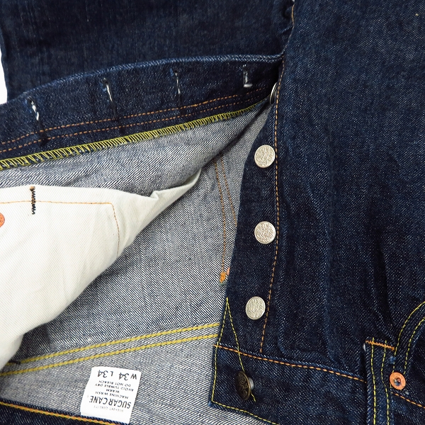 実際に弊社で買取させて頂いたSUGAR CANE/シュガーケーン UNION STAR JEANS デニムパンツ Lot.065/SC40065 W34の画像 3枚目