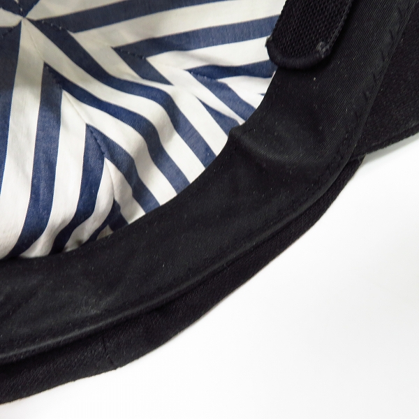 実際に弊社で買取させて頂いたCA4LA/カシラ 麻混 キャスケット/帽子 ブラック/黒の画像 7枚目