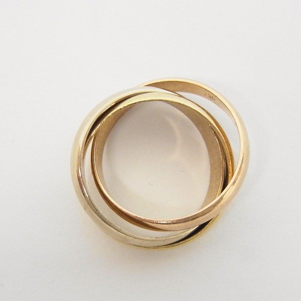 実際に弊社で買取させて頂いたCartier/カルティエ 三連リング 750 48/7-7.5号の画像 2枚目