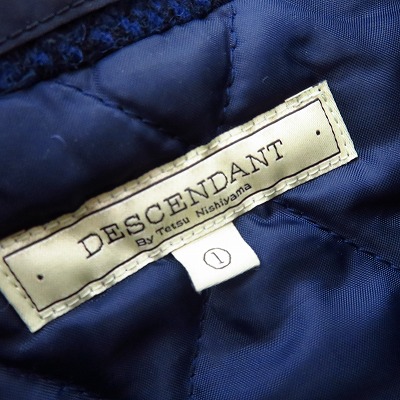 実際に弊社で買取させて頂いたDESCENDANT/ディセンダント ウールチェックジャケット 1の画像 2枚目