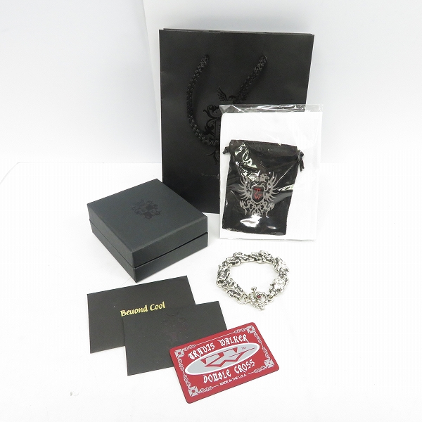 実際に弊社で買取させて頂いた【ギャラ付き/100個限定】TRAVIS WALKER DOUBLE CROSS/トラヴィスワーカー ガーゴイル ブレスレット w/Tバー BRS011の画像 8枚目