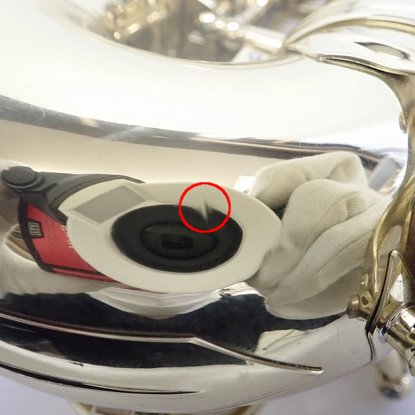 実際に弊社で買取させて頂いた★H.SELMER/セルマー SERIEⅢ GL W/E  アルトサックス ハードケース付の画像 6枚目