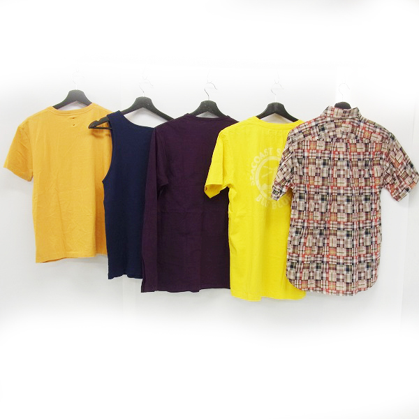 実際に弊社で買取させて頂いたハリウッドランチマーケット/ブルーブルー 半袖/長袖 Tシャツ/カットソー/シャツ/タンクトップ 5点セットの画像 1枚目