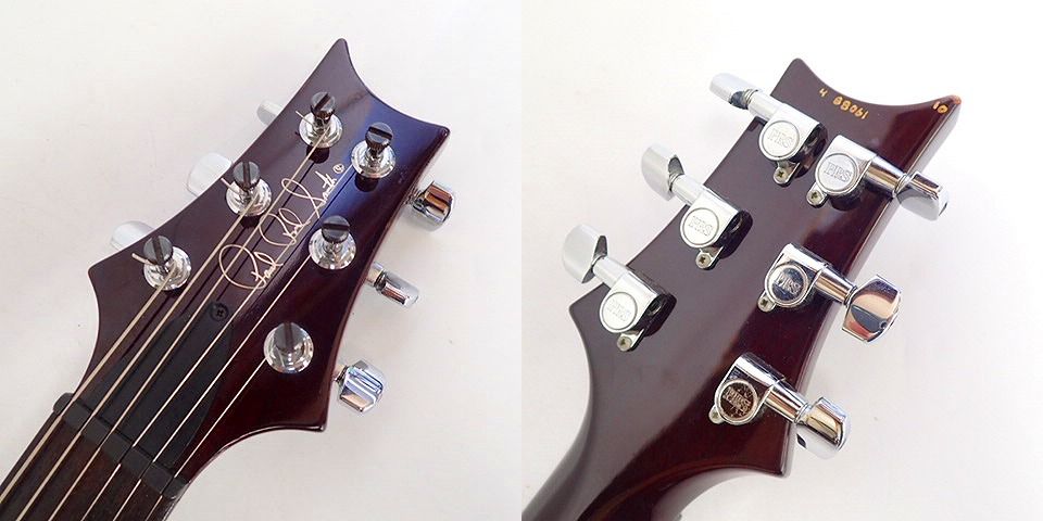 実際に弊社で買取させて頂いた★【型番不明】Paul Reed Smith/ポールリードスミス 10トップ 5ウェイロータリースイッチ付 エレキギターの画像 2枚目