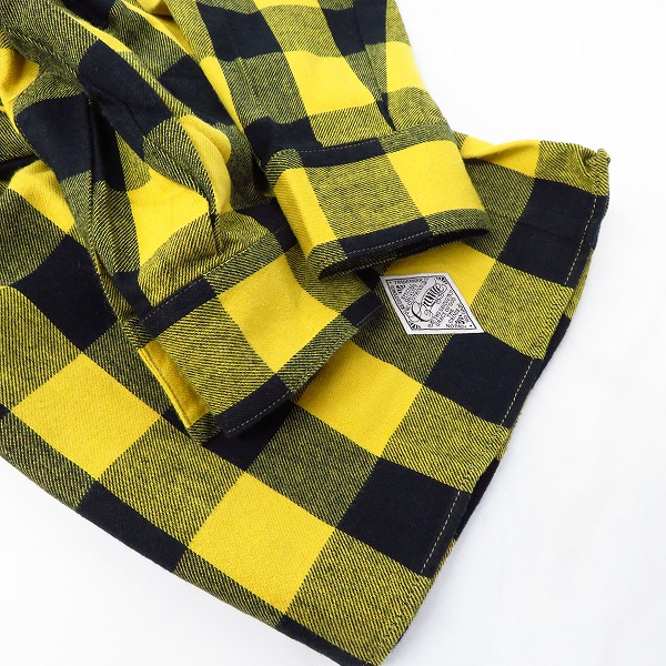 実際に弊社で買取させて頂いたCRIMIE/クライミー チェック柄 胸刺繍 ワークシャツ/Lの画像 5枚目