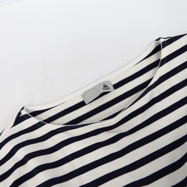 実際に弊社で買取させて頂いたle coq sportif/ルコックスポルティフ ボートネック長袖シャツ/カットソー QLUMJB02/Sの画像 5枚目