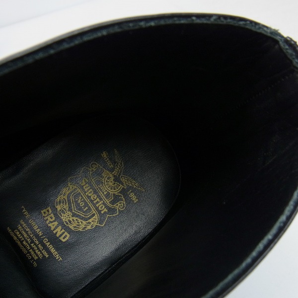 NEIGHBORHOOD/ネイバーフッド Superior チャッカブーツ ブラック/XLの