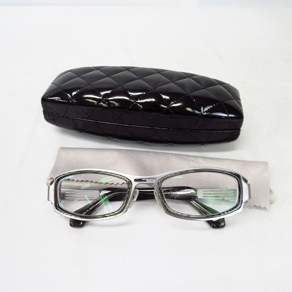 実際に弊社で買取させて頂いたless than human/レスザンヒューマン HYUGA 1010 眼鏡/メガネフレームの画像 8枚目