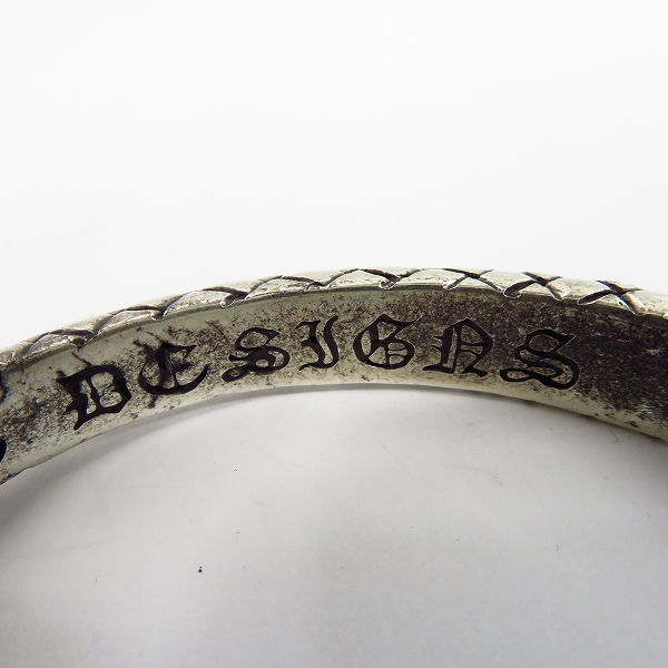 実際に弊社で買取させて頂いた【ギャラ付】CRAZY PIG/クレイジーピッグ ブレイド 2スカル ブレスレット の画像 4枚目