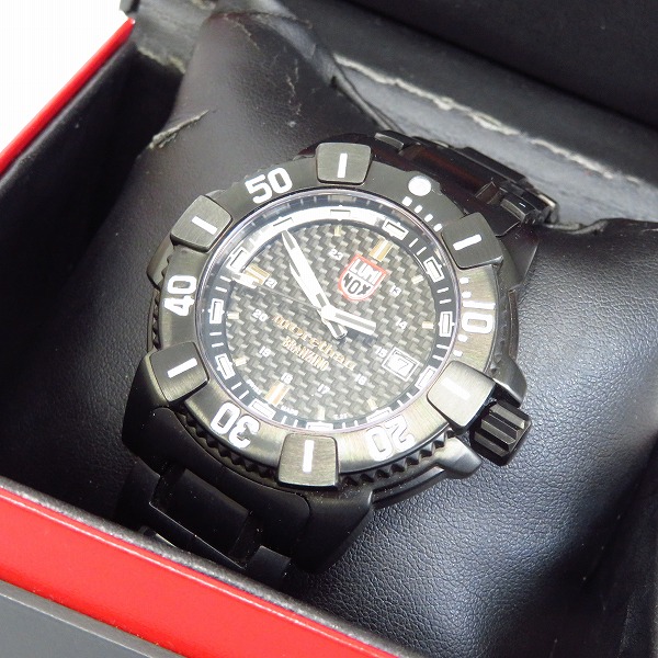 実際に弊社で買取させて頂いたmorethan BRANZINO×LUMINOX/モアザンブランジーノ×ルミノックス 200個限定 コラボウォッチ 6100【動作未確認】