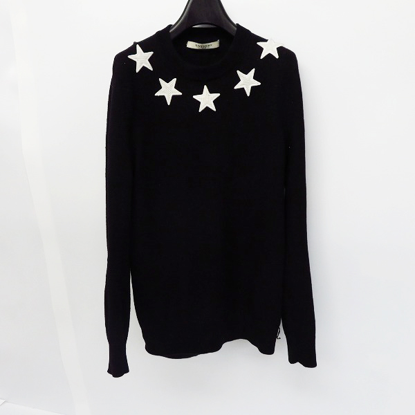 実際に弊社で買取させて頂いた【JPタグ】GIVENCHY/ジバンシー スターパッチ クルーネック プルオーバー ウールニット 16F 7503 503 Size：S