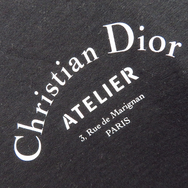 実際に弊社で買取させて頂いたDior/ディオール Christian Dior ATELIER アトリエ ロゴ Tシャツ/カットソー 863J621I2712/Mの画像 5枚目