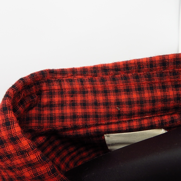 実際に弊社で買取させて頂いたFACTOTUM/ファクトタム チェック/カシミヤ混 長袖シャツ 0156117/46の画像 5枚目
