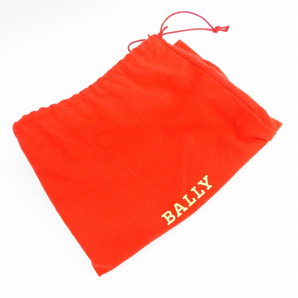 実際に弊社で買取させて頂いたBALLY/バリー レザー 2WAY ショルダーバッグ/キャンバス ハンドバッグ 2点セットの画像 7枚目