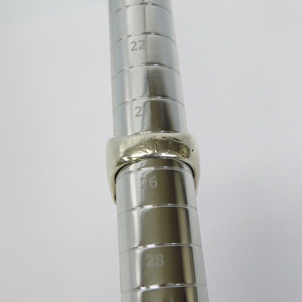 実際に弊社で買取させて頂いたCRAZY PIG/クレイジーピッグ ラージエビルスカルリング/25.5号の画像 5枚目