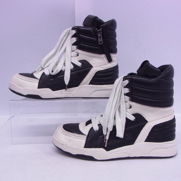 実際に弊社で買取させて頂いたDIET BUTCHER SLIM SKIN/ダイエットブッチャー MIDWEST別注 レザースニーカー/42の画像 3枚目