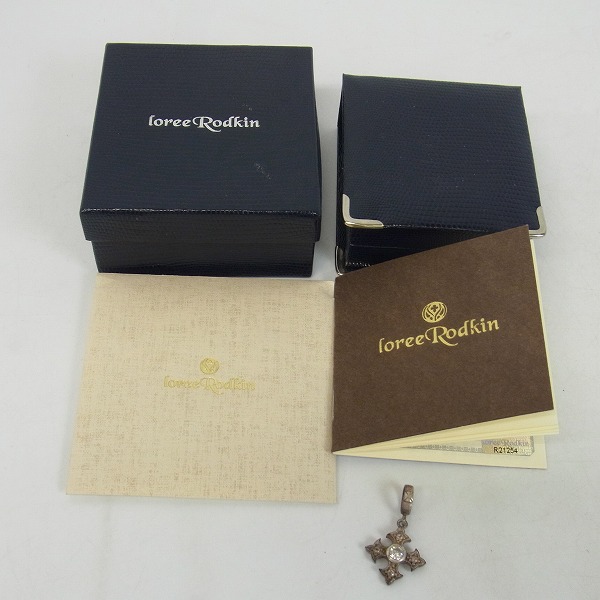 実際に弊社で買取させて頂いた【証明書付】Loree Rodkin/ローリーロドキン ラージファンシークロス ペンダントトップ P295A-886の画像 6枚目