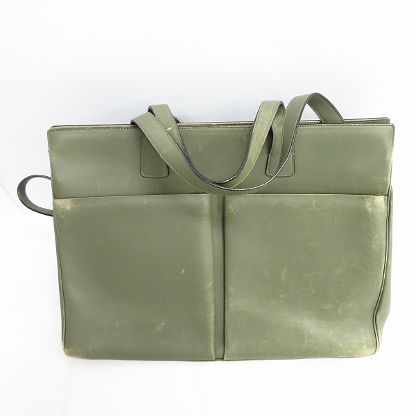 実際に弊社で買取させて頂いたBALLY/バリー レザー 2WAY ショルダーバッグ/キャンバス ハンドバッグ 2点セットの画像 2枚目