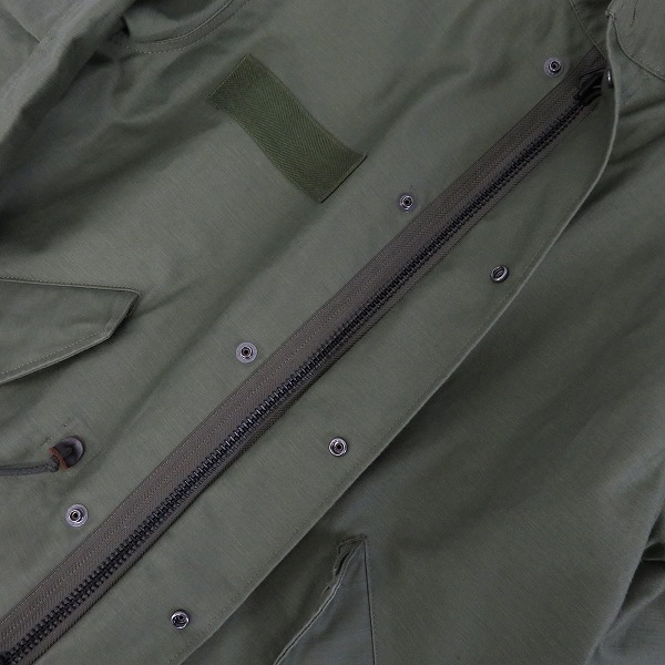 実際に弊社で買取させて頂いた【2017AW】uniform experiment/ユニフォームエクスペリメント STAND COLLAR COAT/モッズコート UE-178016/2の画像 8枚目