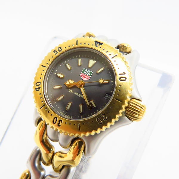 実際に弊社で買取させて頂いたTAG HEUER/タグホイヤー レディース クォーツ S95.208M 腕時計【動作未確認】