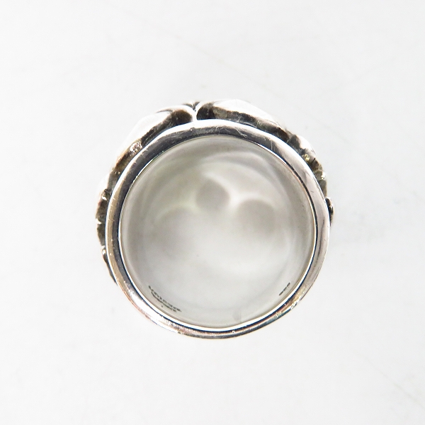 実際に弊社で買取させて頂いたDEAL DESIGN/ディールデザイン ロゴデザイン ワイドリング/17号の画像 7枚目