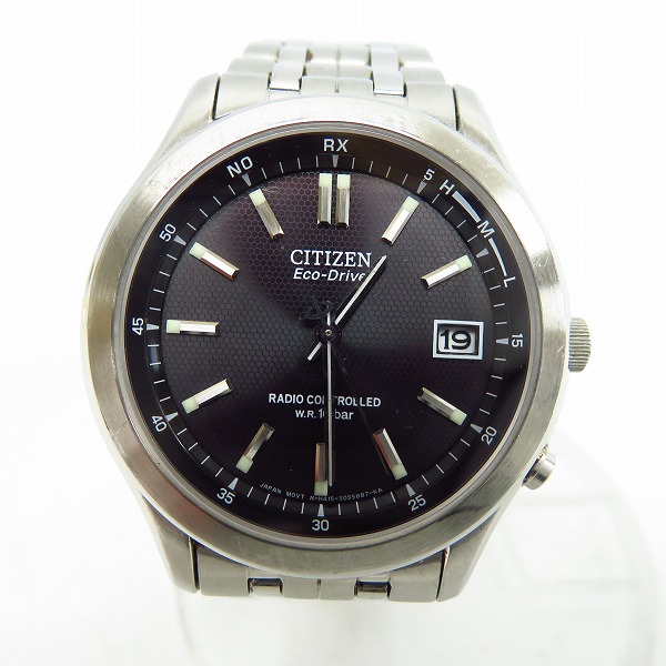 実際に弊社で買取させて頂いたCITIZEN/シチズン Eco-Drive/エコドライブ ラジオコントロール 腕時計 H415-S033004