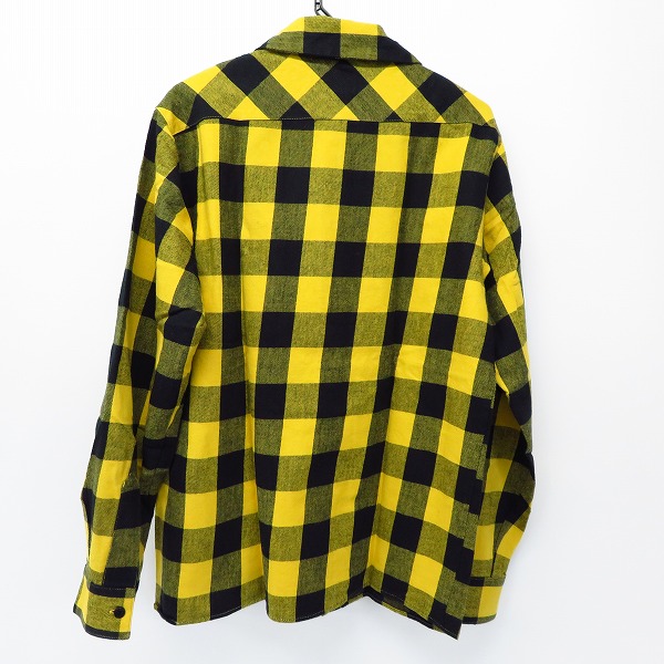 実際に弊社で買取させて頂いたCRIMIE/クライミー チェック柄 胸刺繍 ワークシャツ/Lの画像 1枚目