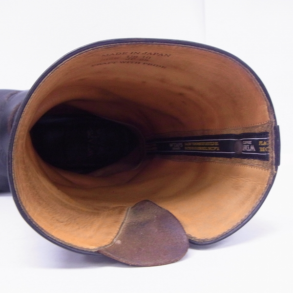 実際に弊社で買取させて頂いたWTAPS/ダブルタップス エンジニアブーツ ブラック/28の画像 4枚目