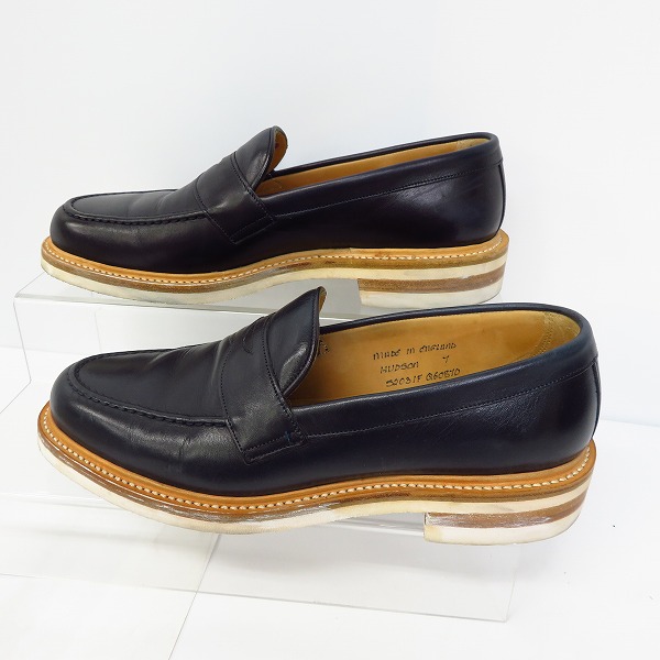実際に弊社で買取させて頂いたJOSEPH CHEANEY＆SONS/ジョセフ チーニー HUDSON コインローファー/レザーシューズ Size：7の画像 3枚目