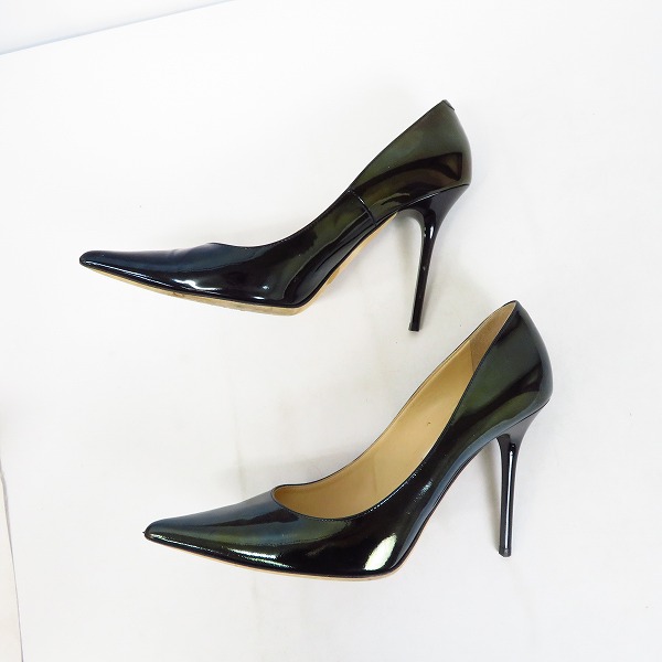 実際に弊社で買取させて頂いたJIMMY CHOO/ジミーチュウ ABEL/アベル ポインテッドトゥ パンプス/38.5の画像 3枚目