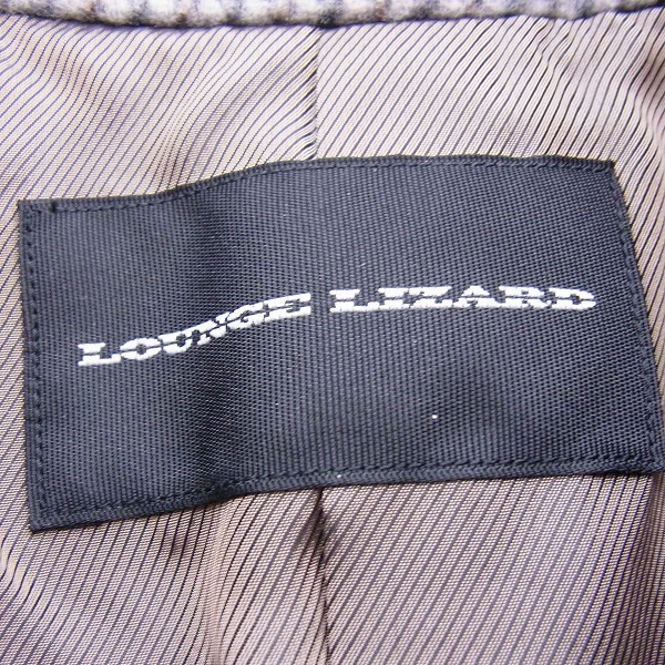 実際に弊社で買取させて頂いたLOUNGE LIZARD/ラウンジリザード ウール ロングコート/1の画像 2枚目