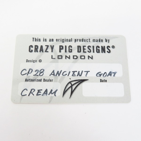 実際に弊社で買取させて頂いた【ギャラ付】CRAZY PIG/クレイジーピッグ エインシェントゴートリング 24号の画像 8枚目