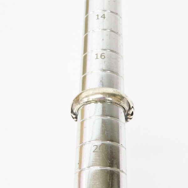 実際に弊社で買取させて頂いたCRAZY PIG/クレイジーピッグ TWO SKULL TUDOR RING/2スカルチューダーリング/18号の画像 7枚目