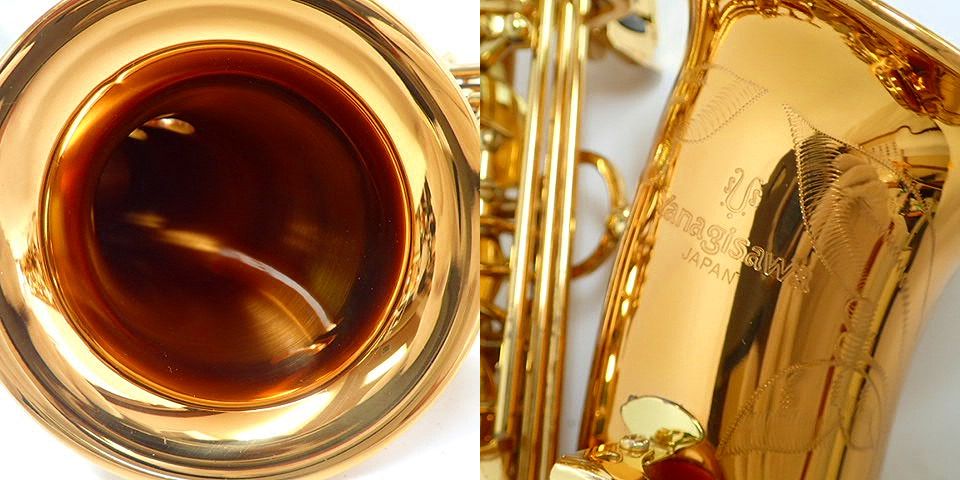実際に弊社で買取させて頂いた★YANAGISAWA/ヤナギサワ A-902 アルトサックス 金管楽器 ネック/ハードケース付の画像 2枚目