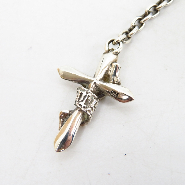 実際に弊社で買取させて頂いたDEAL DESIGN/ディールデザイン SNAKED LOWS/スネイキッドロウズ クロスネックレスの画像 2枚目