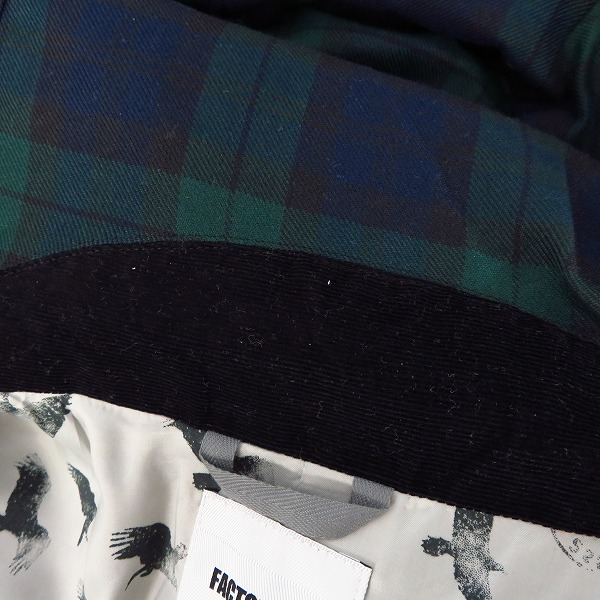 実際に弊社で買取させて頂いたFACTOTUM/ファクトタム コーデュロイ切替 ポストマンコート/ジャケット 01030726/46の画像 6枚目