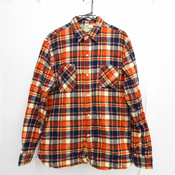 実際に弊社で買取させて頂いたSUGAR CANE/シュガーケーン チェックシャツ/XL