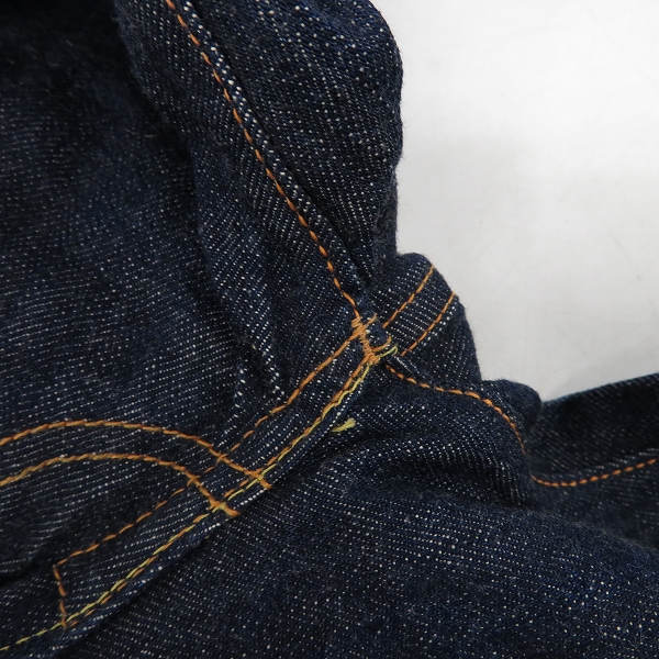 実際に弊社で買取させて頂いたSUGAR CANE/シュガーケーン ジッパーフライデニム USA製 lot：1955/W30L34の画像 6枚目