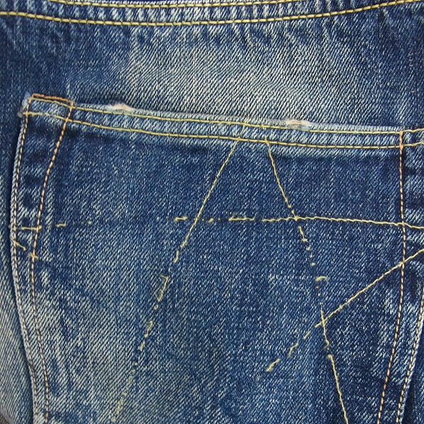 実際に弊社で買取させて頂いたSUGAR CANE/シュガーケーン STAR JEANS デニムパンツ/065/36の画像 6枚目
