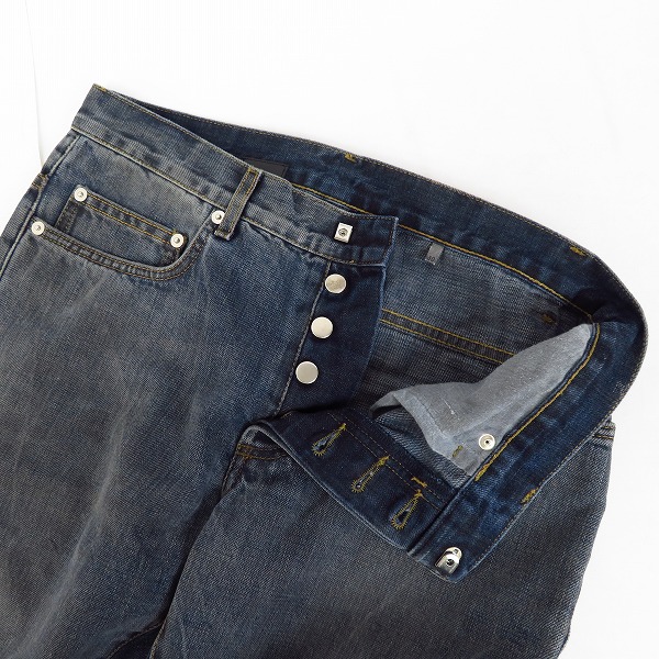 実際に弊社で買取させて頂いたDior Homme/ディオールオム ボタンフライデニムパンツ 30の画像 2枚目