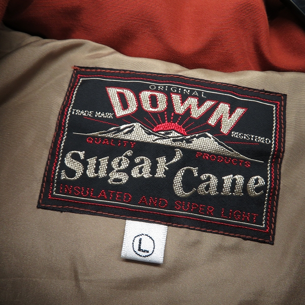 実際に弊社で買取させて頂いたSUGAR CANE/シュガーケーン ワッペン ダウンジャケット SC11601/Lの画像 2枚目