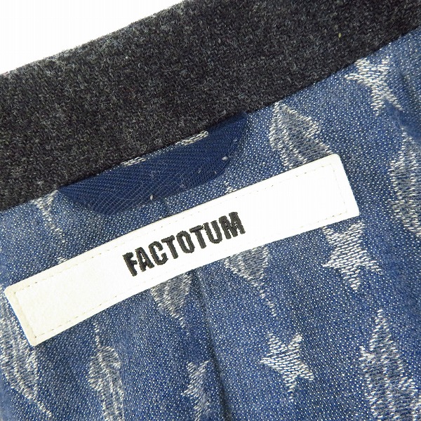実際に弊社で買取させて頂いたFACTOTUM/ファクトタム テーラードジャケット ウール 01010224/46の画像 2枚目