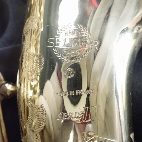 実際に弊社で買取させて頂いた★H.SELMER/セルマー SERIEⅢ GL W/E  アルトサックス ハードケース付の画像 1枚目