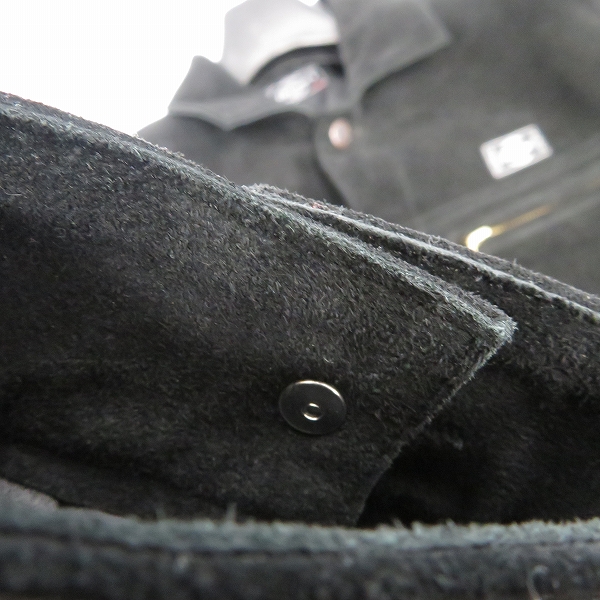 実際に弊社で買取させて頂いたCRIMIE/クライミー スエード カウレザー/牛革 ワークジャケット/Lの画像 5枚目