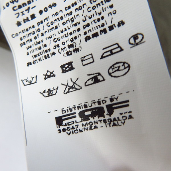 実際に弊社で買取させて頂いたC.P.COMPANY/シーピーカンパニー 15AW ウールニット切替/フェザー混 ダウンジャケット 15WCPUM07144 46の画像 5枚目