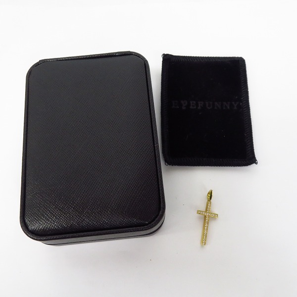 実際に弊社で買取させて頂いたEYEFUNNY/アイファニー フラットクロス S/18KYG の画像 4枚目