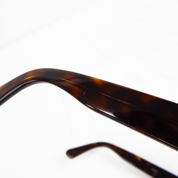 実際に弊社で買取させて頂いたOLIVER GOLDSMITH/オリバーゴールドスミス MUST 黒縁 度入り/眼鏡/メガネフレームの画像 7枚目