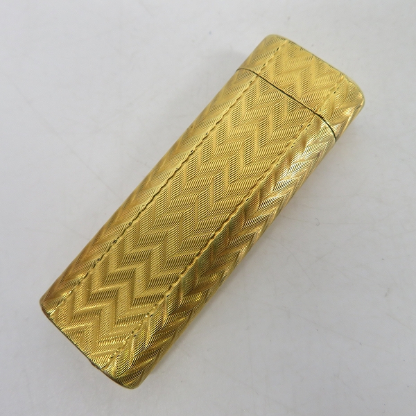 実際に弊社で買取させて頂いたCartier/カルティエ ローラーガスライター ゴールド